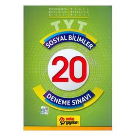 Metin Yayınları TYT Sosyal Bilimler 20 Deneme Sınavı