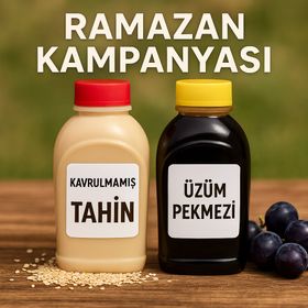 Metli 1 kg Tahin ve 1 kg Üzüm Pekmezi