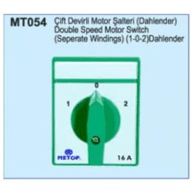 Metop MT054 25A Çift Devirli Yıldız Motor Şalteri