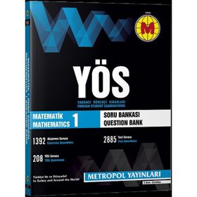 Metropol Yayınları YÖS Matematik - 1 Soru Bankası