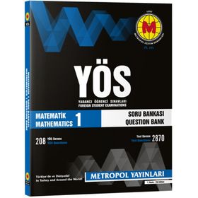Metropol Yayınları YÖS Matematik - 1 Soru Bankası