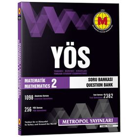 Metropol Yayınları YÖS Matematik - 2 Soru Bankası