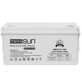 Mexxsun 12V 150Ah MEX12-150 Jel Akü