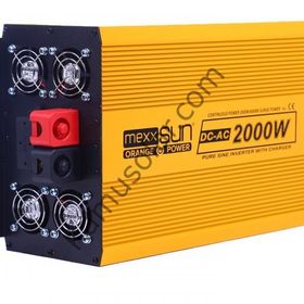 Mexxsun 12V 2000W Tam Sinüs Şarjlı Ekranlı İnverter