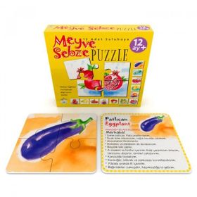 Meyve Sebze Puzzle - Terapötik Etkinlikler - Ayben Yayınları