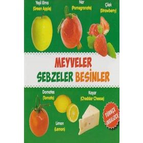 Meyveler - Sebzeler - Besinler - Türkçe-İngilizce - kollektif