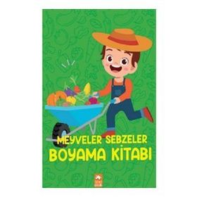 Meyveler ve Sebzeler Boyama Sayfalar Kitabı