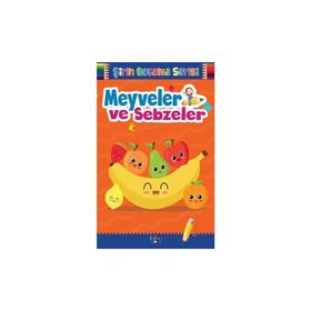 Meyveler ve Sebzeler - Şirin Boyama Serisi - Koloni Çocuk Yayınları
