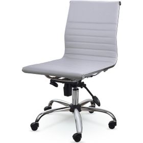 Mezura Ofis Air Chrome Beyaz Ofis Çalışma Koltuğu
