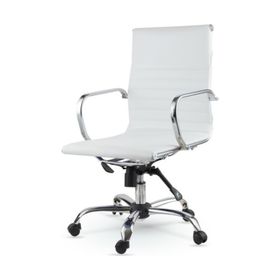Mezura Ofis Air Chrome Beyaz Ofis Çalışma Koltuğu