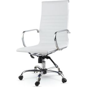 Mezura Ofis Air Chrome Beyaz Ofis Çalışma Koltuğu