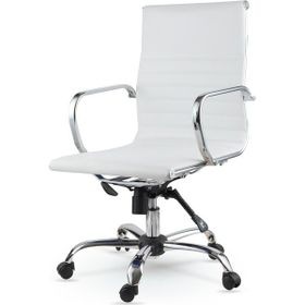Mezura Ofis Air Chrome Beyaz Ofis Çalışma Koltuğu