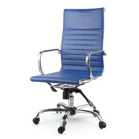 Mezura Ofis Air Chrome Mavi Ofis Çalışma Koltuğu