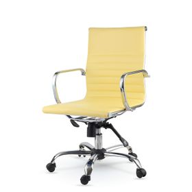 Mezura Ofis Air Chrome Sarı Ofis Çalışma Koltuğu