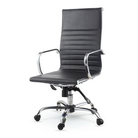 Mezura Ofis Air Chrome Siyah Ofis Çalışma Koltuğu