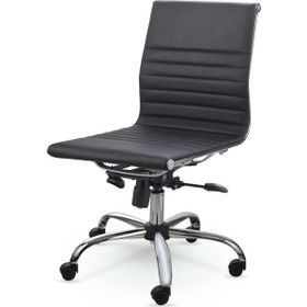 Mezura Ofis Air Chrome Siyah Ofis Çalışma Koltuğu