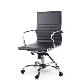 Mezura Ofis Air Chrome Siyah Ofis Çalışma Koltuğu