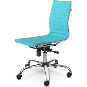 Mezura Ofis Air Chrome Turkuaz Ofis Çalışma Koltuğu