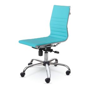 Mezura Ofis Air Chrome Turkuaz Ofis Çalışma Koltuğu