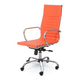 Mezura Ofis Air Chrome Turuncu Ofis Çalışma Koltuğu