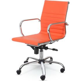 Mezura Ofis Air Chrome Turuncu Ofis Çalışma Koltuğu
