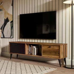 Mezza 1214 Serenat 138 cm Lidya Antrasit Tv Ünitesi