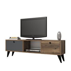 Mezza 1214 Serenat 138 cm Lidya Antrasit Tv Ünitesi
