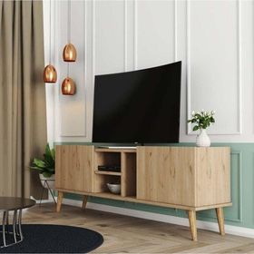 Mezza 1532 Carmen 150 cm Sepet Ahşap Ayaklı Tv Ünitesi