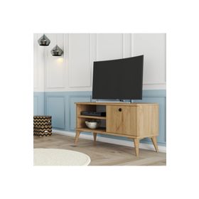 Mezza 1552 Sepet 90 cm Meşe Retro Tv Ünitesi
