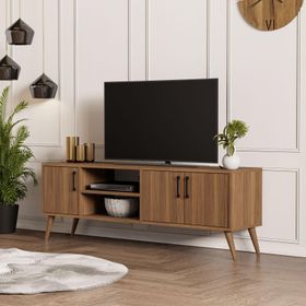 Mezza 1582 Ürgüp Rengi Exxen 150 cm Ahşap Ayaklı Tv Ünitesi