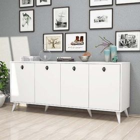 Mezza 1614 180 cm Elite Beyaz Modern Konsol