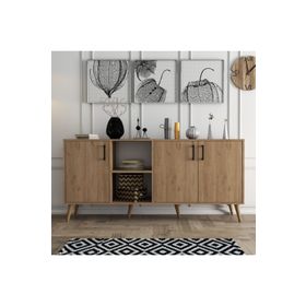 Mezza 1626 180 cm Exxen Ahşap Ayaklı Modern Konsol