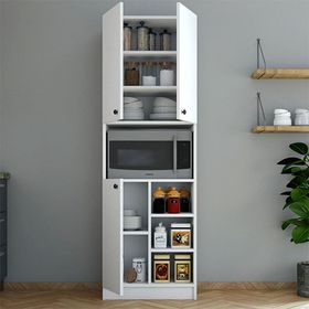 Mezza 3002 Order 60x180 CM Beyaz Çok Amaçlı Dolap