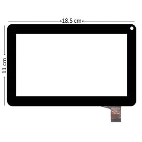 MF-309-070F-G Siyah Dokunmatik Tablet Camı