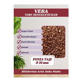 MF Botanik Kırmızı Volkanik 8-16 mm 5 lt Ponza Lav Taşı