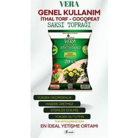 MF Botanik Vera Genel Kullanım 20 lt İthal Bitki Toprağı
