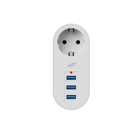 MF Product 0672 Beyaz 3 USB'li Akım Korumalı Priz