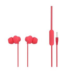 MF Product Acoustic 0088 Kırmızı Mikrofonlu Kablolu Kulak İçi Kulaklık