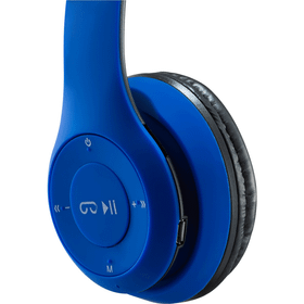 MF Product Acoustic 0131 Mavi Mikrofonlu Kulak Üstü Kablosuz Bluetooth Kulaklık