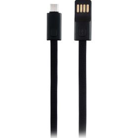 MF Product Jettpower 0047 20 cm Siyah Metal Başlıklı Örgülü 3A Micro USB Hızlı Şarj Kablosu