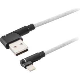 MF Product Jettpower 0062 1 m Beyaz Silikon L Tipi 2.1A Lightning Hızlı Şarj Kablosu
