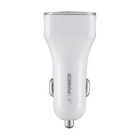 MF Product Jettpower 0362 Beyaz Işıklı Çift Usb 5V 2A Araç Şarjı