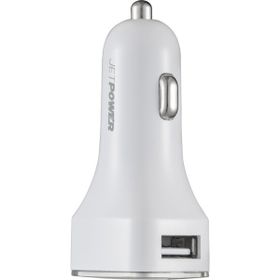 MF Product Jettpower 0362 Beyaz Işıklı Çift Usb 5V 2A Araç Şarjı