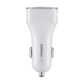 MF Product Jettpower 0362 Beyaz Işıklı Çift Usb 5V 2A Araç Şarjı