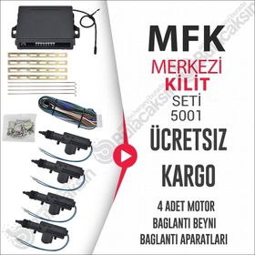 MFK 5001 4 Kapı İçin Komple Merkezi Kilit Sistemi