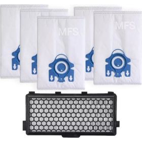 MFS Miele Complete C3 Cat Dog Powerline Uyumlu 5 Adet Toz Torbası ve Hepa Filtre Seti