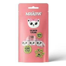 Mhauw 15 gr 4 Adet Somonlu Kremalı Sıvı Kedi Ödülü