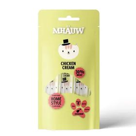 Mhauw 15 gr 4 Adet Tavuklu Kremalı Sıvı Kedi Ödülü