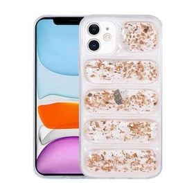 Mhd Tech Apple iPhone 11 Kamera Korumalı Simli Airbag'li Dalga Kapak Kılıf