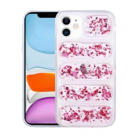 Mhd Tech Apple iPhone 11 Kamera Korumalı Simli Airbag'li Dalga Kapak Kılıf